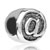 Round Shaped Letter A Silver Plated Beads Charms Bracelets