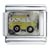 Silver Plated School Bus Italian Charm