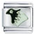 Black Head Bird Italian Charm