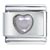 October Heart Birthstone Italian Charm