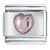 June Pearl Color Heart Birthstone Italian Charm