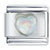 Pearl Heart Birthstone Italian Charm