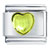Yellow Heart Stone Italian Charm