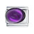 Oval February Amethyst Color Birthstone Italian Charm