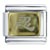 Chinese Patience Gold White Italian Charm