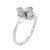 Size 6 Cz Cross Ring