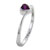Size 7 Hearth Cut Cz Hot Pink Ring