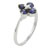 Size 7 Amethyst Cross Ring