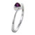 Heart Cut Cz Hot Pink Ring