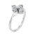 Size 8 Cz Cross Ring
