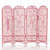 Cute Pink Jewerly Holder With Flower Pattern