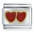 Two Hearts Red Italian Charm