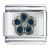 Blue Enamel Flower Italian Charm