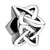Flying Rays Spacer Silver Plated Beads Charms Bracelets