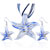Blue Starfish Murano Glass Pendant And Earring Set