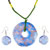Blue And Gold Set Pendant