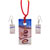 Blue And Red Rectangle Pendant