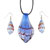 Blue And Silver Teardrop Pendant