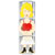 Blonde In Red And White Multilink Italian Charms