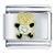 White Teddy Bear Italian Charm