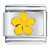 Yellow Swirl Flower Italian Charm
