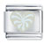 White Heart Italian Charm