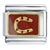Horse Shoe Red Italian Charm