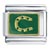 Horse Shoe Green Italian Charm