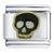 Black Skull Italian Charm