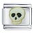 Skull Black Eyes Italian Charm