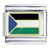 Blue Green White Black Flag Italian Charm