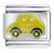 Yellow Car Italian Charm