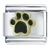 Paw Black Italian Charm