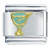 Goblet Aqua Italian Charm