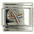 Usa Ribbon Patriotic Italian Charm