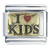 I Heart Kids Gold Italian Charm
