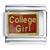 College Girl Red Italian Charm