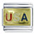 Usa Gold Italian Charm