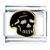 Black Halloween Skull Italian Charm