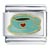 Aqua Coffee Cup Italian Charm