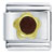 Golden And Red Flower Italian Charm