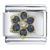 Gold Plated September Sapphire Color Birthstone Flower Italian Charm