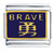 Brave In Chinese Italian Charm
