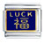 Blue Luck In Chinese Italian Charm