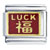 Luck On Red Italian Charm