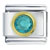 Round December Blue Zircon Color Birthstone Italian Charm