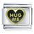 Hug Me Heart Black Italian Charm