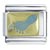 Baby Blue Footprint Italian Charm
