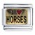 I Heart Horses Italian Charm