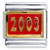 Red 2003 Italian Charm
